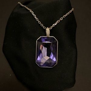 Purple Swarovski Necklace